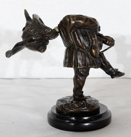  Bronze inkwell " The Grotesque " - XIXth century