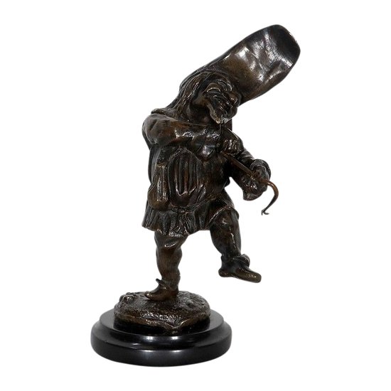  Bronze inkwell " The Grotesque " - XIXth century