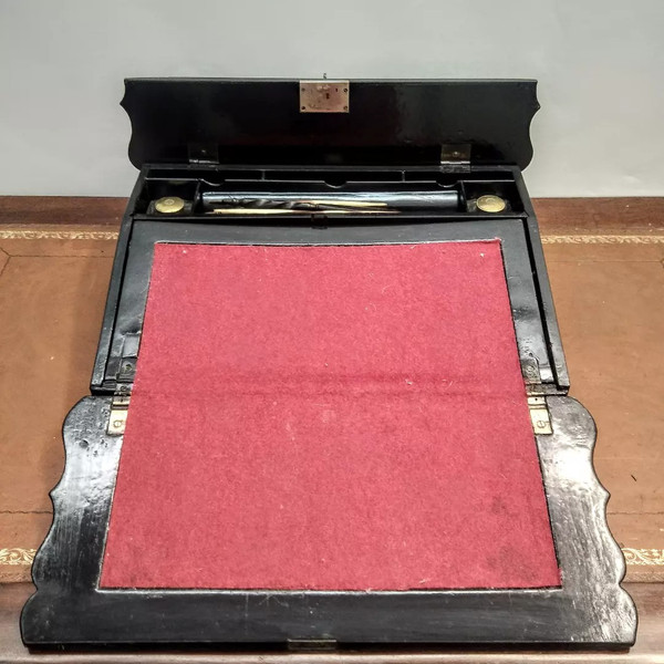 Paper mache writing desk 