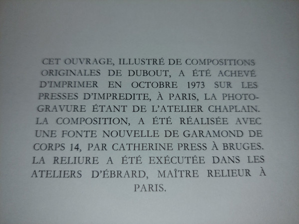 Dubout Kama Soutra edizione originale Trinckvel limitata a 6000 copie
