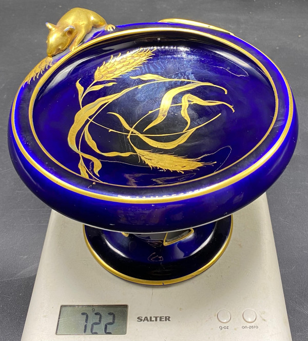 BLAUER & GOLDTER BECHER