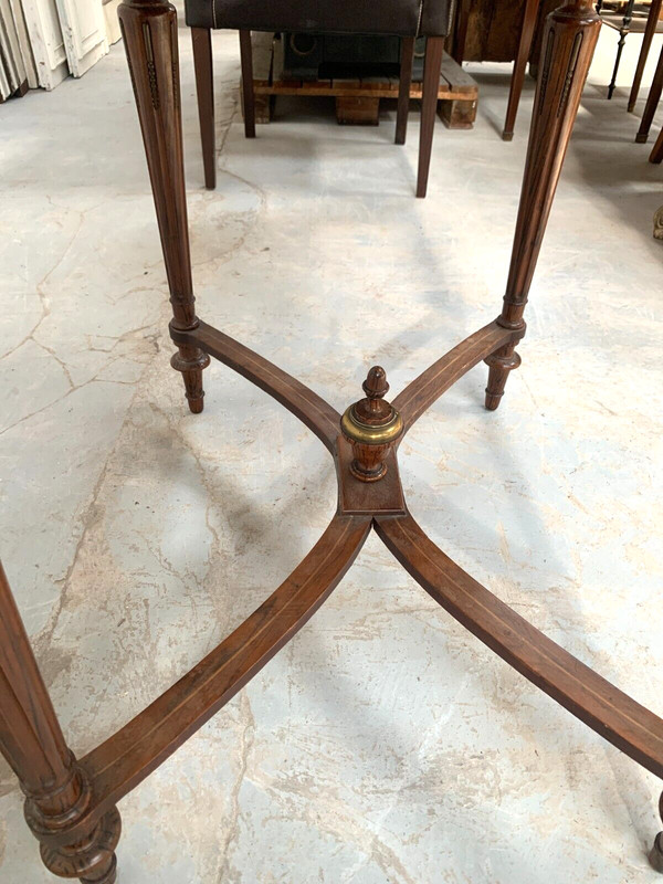 Table bureau à battant en palissandre de style Napoléon III