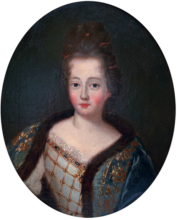 Porträt 18. Jahrhundert Pierre Mignard (1612/1695) Gefolge.