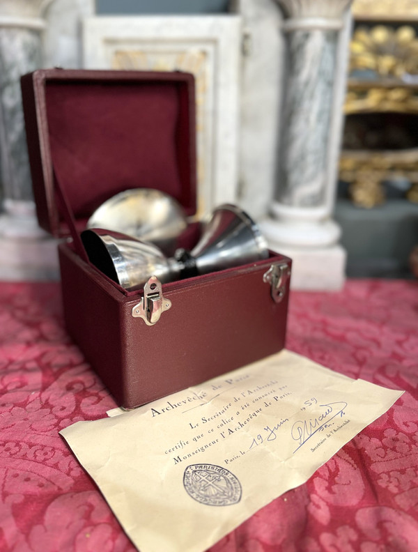 Calice e Patena in Argento 950 Millesimo Minerva