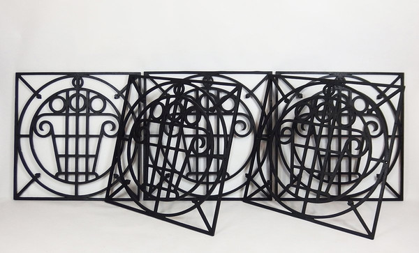 Five Art Deco Garden Grilles