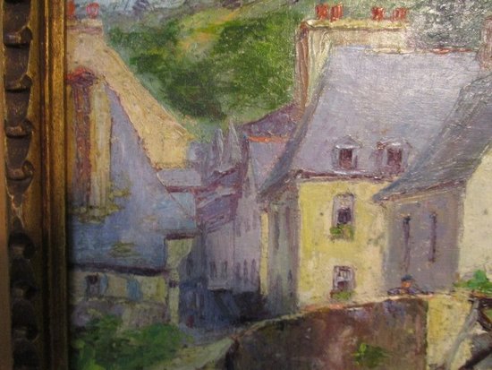 Footbridge over river