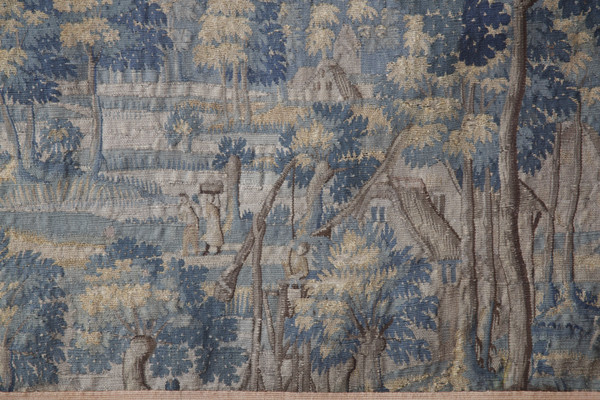 Tapestry with animated landscape, Flanders 16th century