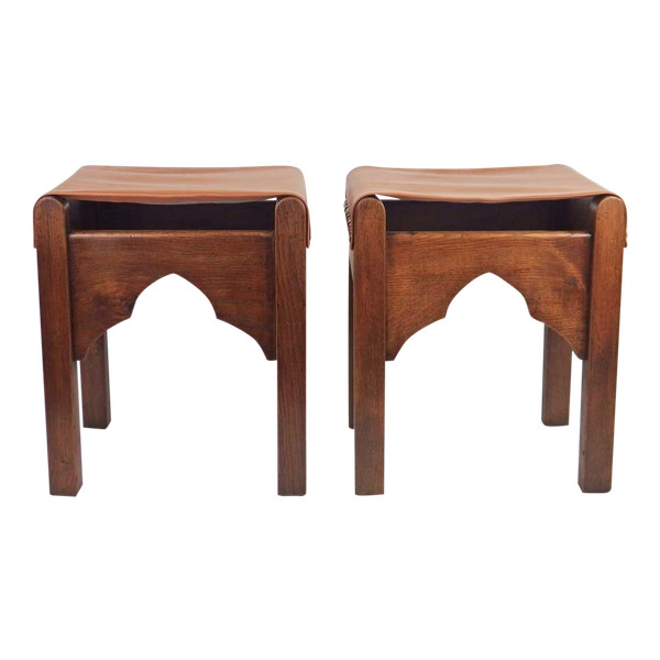 Pair of Art Deco Stools