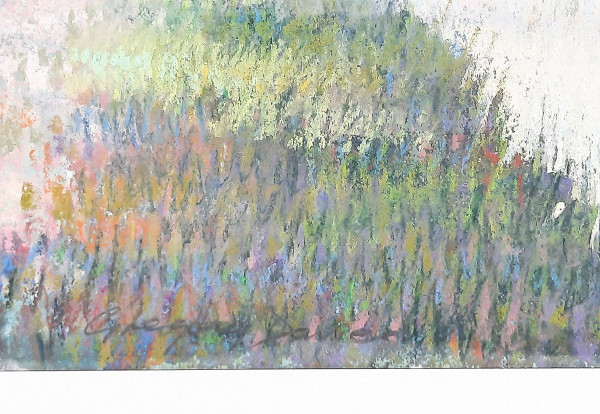 "Paesaggio sull'acqua" Pastello di Gregory Davies