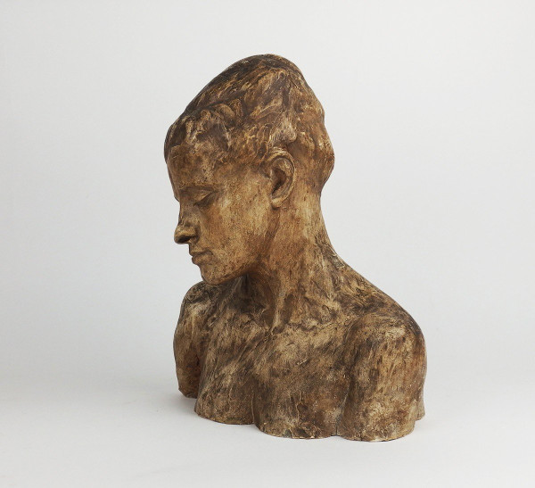 Busto in gesso di Louis Pavie