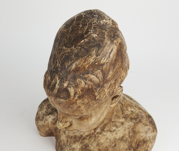 Busto in gesso di Louis Pavie