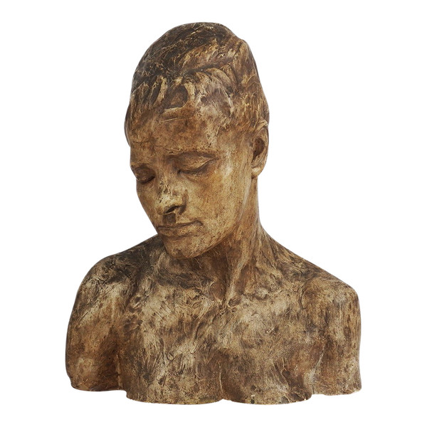 Busto in gesso di Louis Pavie