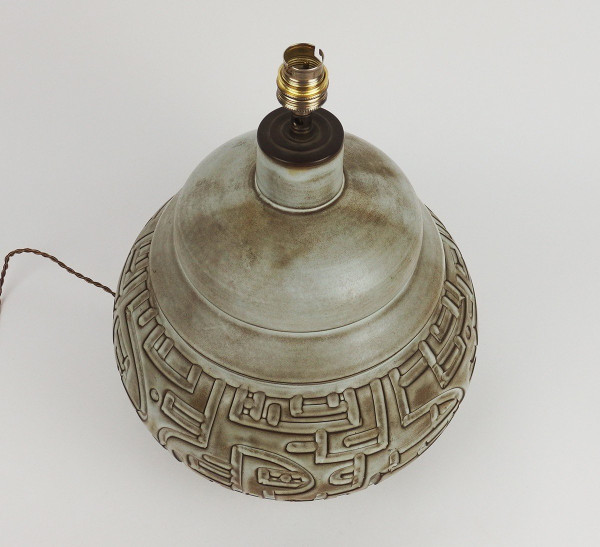 Lampe En Céramique Par Marius Bessone