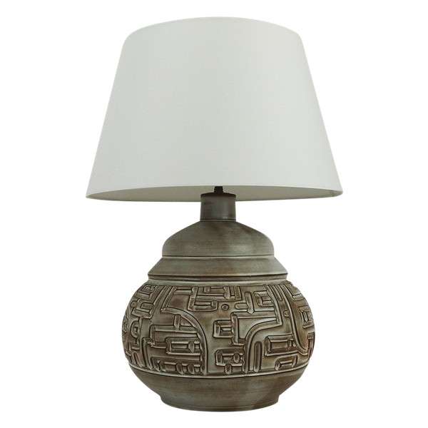 Lampe En Céramique Par Marius Bessone