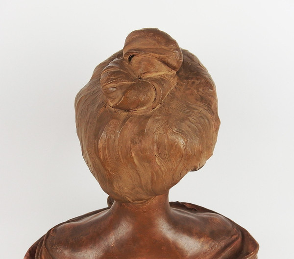 Busto in terracotta di Max Blondat