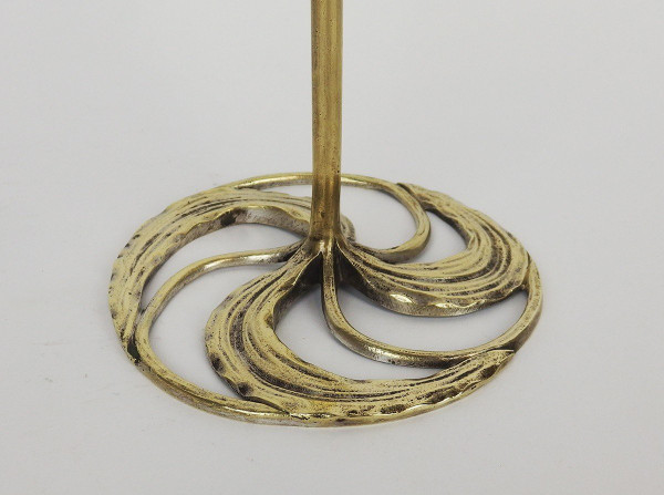 Pair of Art Nouveau Bronze Candlesticks by Abel Landry