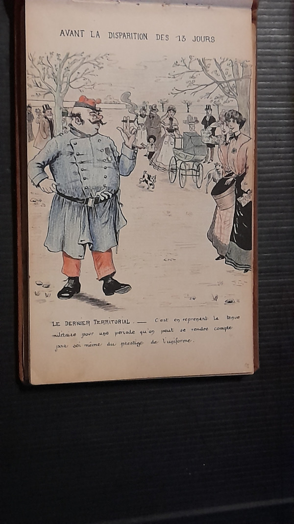 A. Taccuino TINTELLIER di disegni a inchiostro dell'inizio del XX secolo 