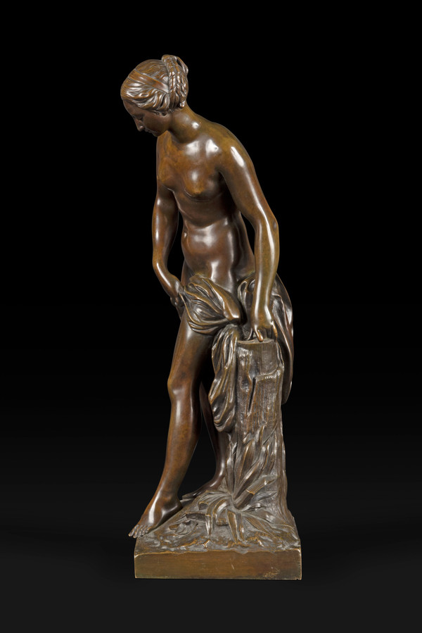"La Bagnante" o "La Ninfa che fa il bagno" (1757) di Étienne-Maurice Falconet (1716-1791)