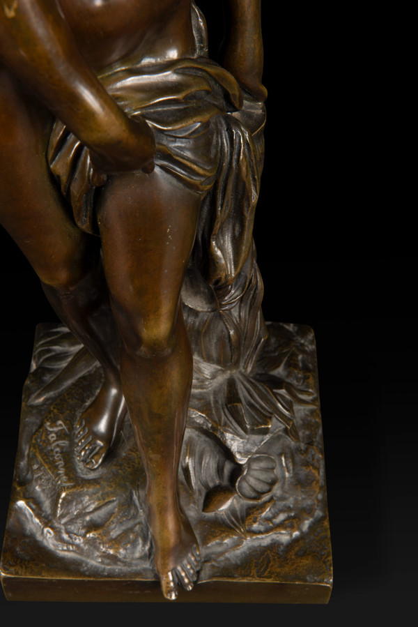 "La Bagnante" o "La Ninfa che fa il bagno" (1757) di Étienne-Maurice Falconet (1716-1791)