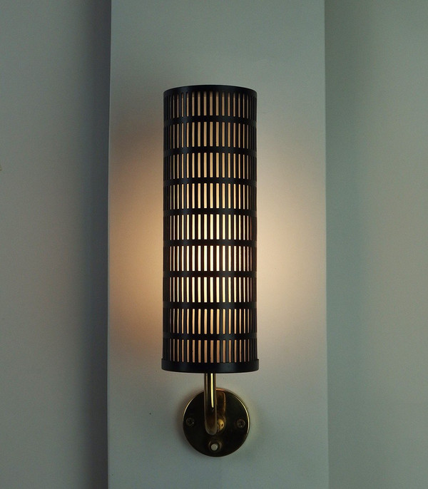 Pair of Wall Lights Attributed to Arlus
