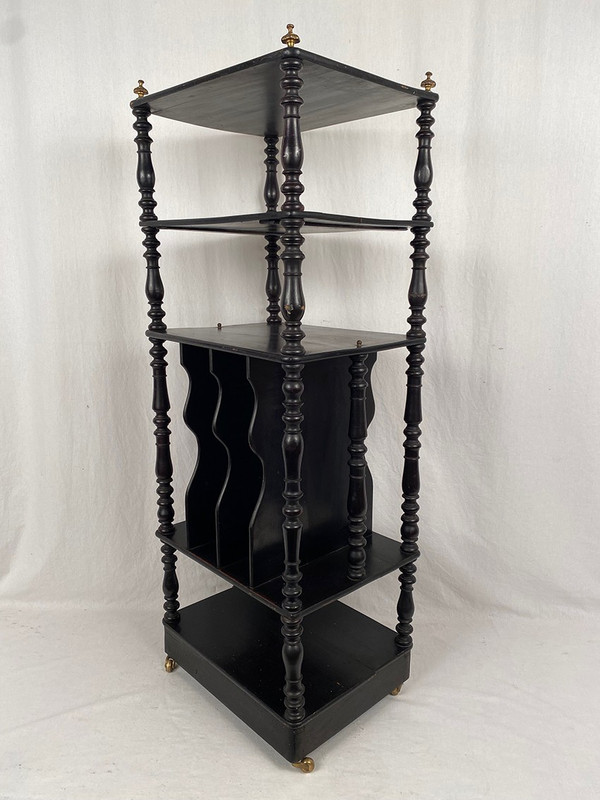 Mobile musicale Napoleone III, legno annerito