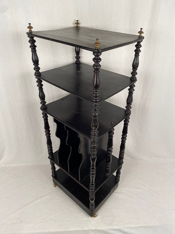 Mobile musicale Napoleone III, legno annerito