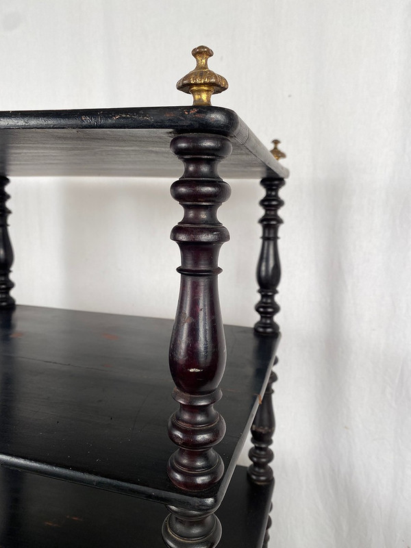 Mobile musicale Napoleone III, legno annerito