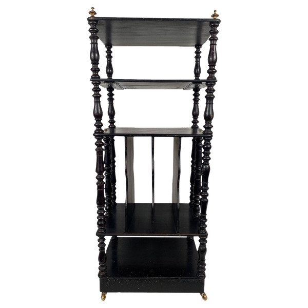 Mobile musicale Napoleone III, legno annerito