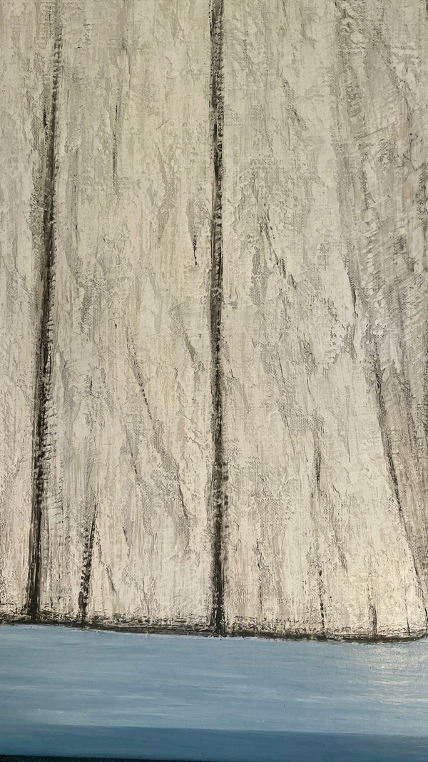 Hubert Aicardi (1922 – 1991), Die Klippen von Piana. Öl auf Leinwand, datiert 1964 