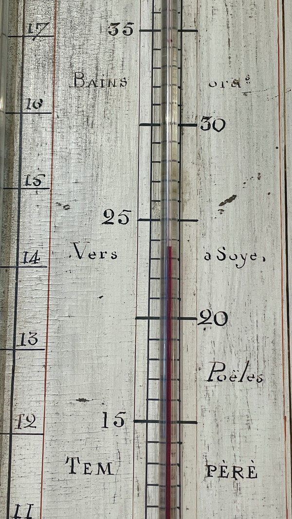 Neoclassical Barometer and Thermometer, 18th Century