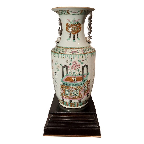 Vaso in porcellana, Cina XIX secolo.