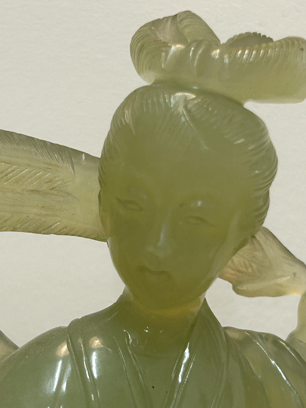 Sculpture En Jade - Jadéite Chine Début XXéme Chinois 