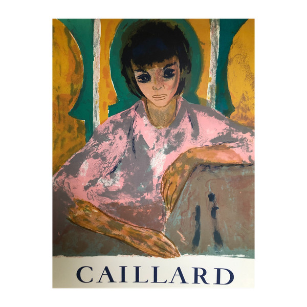 Manifesto Caillard Galerie di Parigi 1969