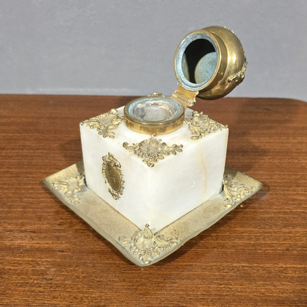 Antikes Tintenfass von Napoleon III