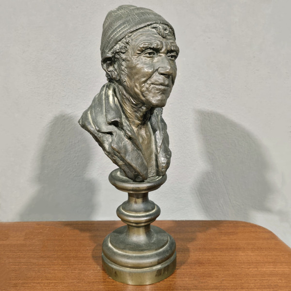Domenico Marzatico 1839 - 1915 Scultura in bronzo