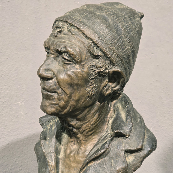 Domenico Marzatico 1839 - 1915 Scultura in bronzo