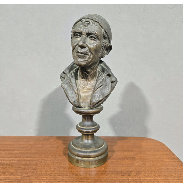 Domenico Marzatico 1839 - 1915 Scultura in bronzo