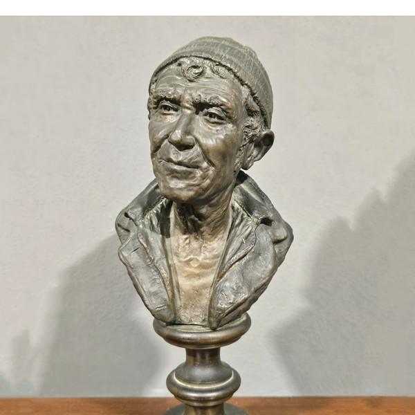 Domenico Marzatico 1839 - 1915 Scultura in bronzo