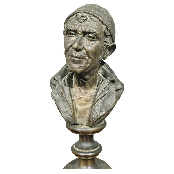 Domenico Marzatico 1839 - 1915 Scultura in bronzo