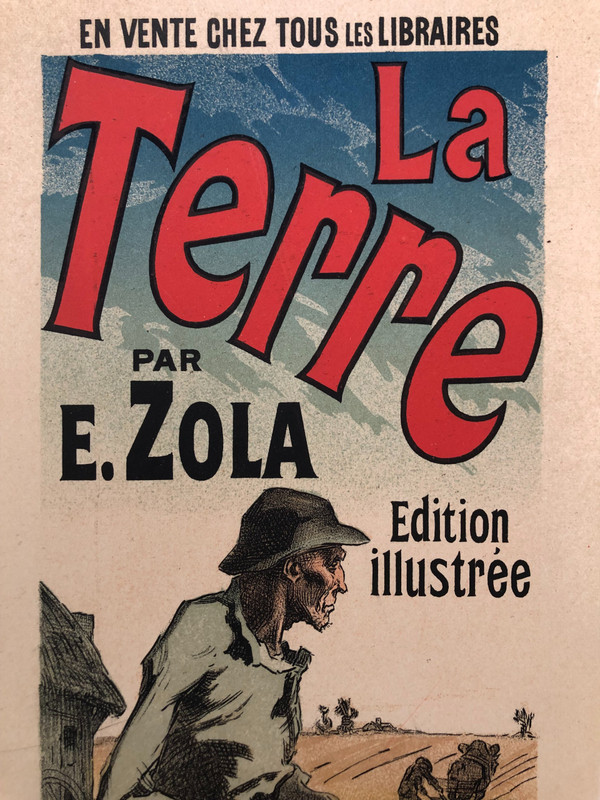 Original lithograph: "The Earth by Emile Zola" - The Masters of the poster plate N°69