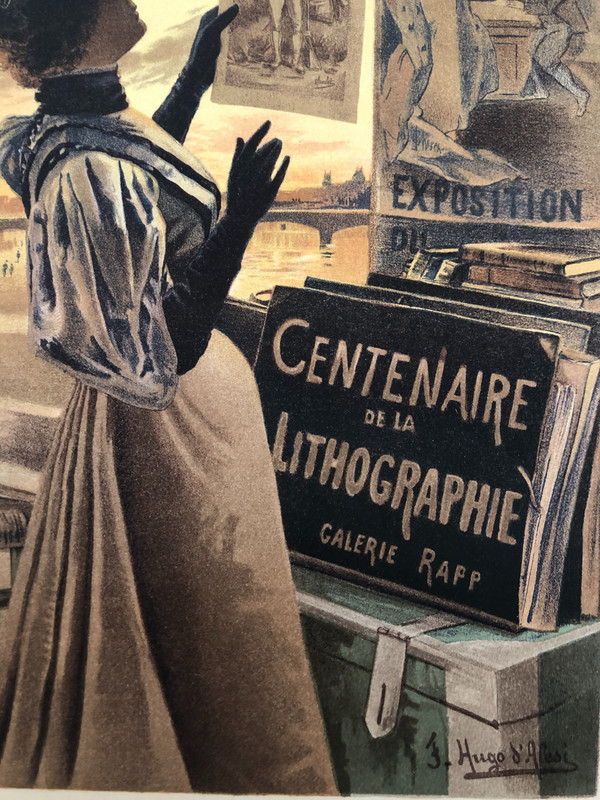 Maitre de l'affiche planche 66 - Centenaire de la Lithographie - Hugo d'Alesi 1897
