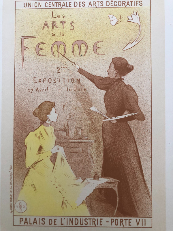 Maestro del manifesto Tavola 58 - Le arti delle donne di Moreau-Nelaton, 1897