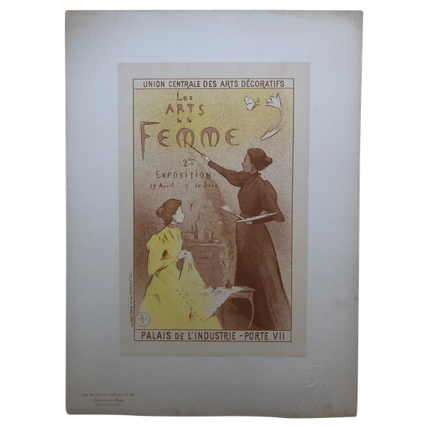 Maestro del manifesto Tavola 58 - Le arti delle donne di Moreau-Nelaton, 1897