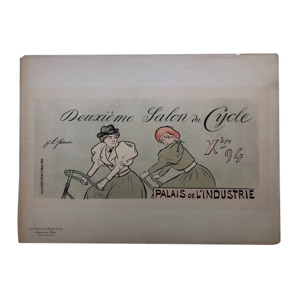 Maitre de l'affiche planche 51 - Salon du Cycle J.L. Forain, 1897