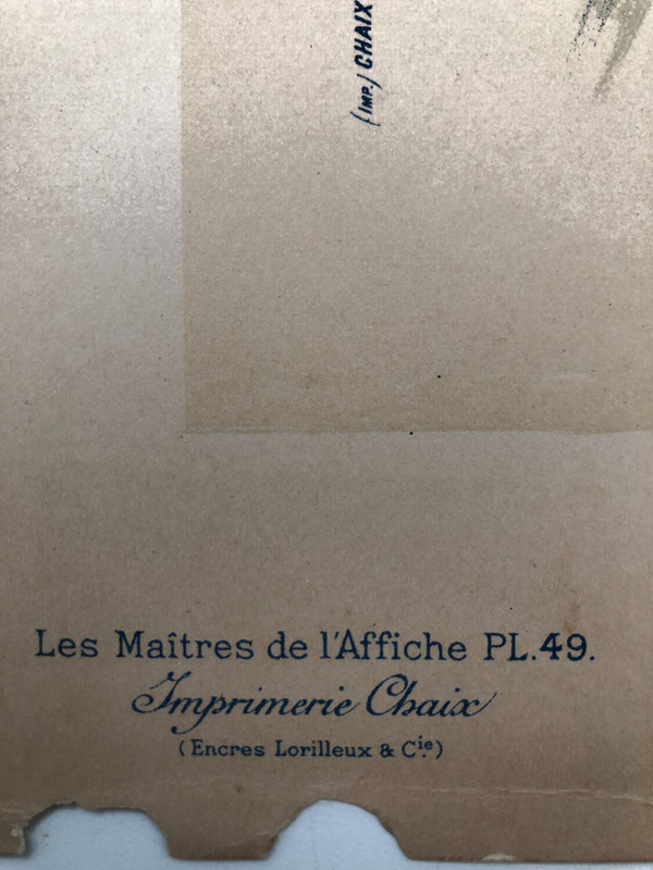 Maitre de l'affiche planche 49 - Le Courrier Français Par Jules Chéret, 1897