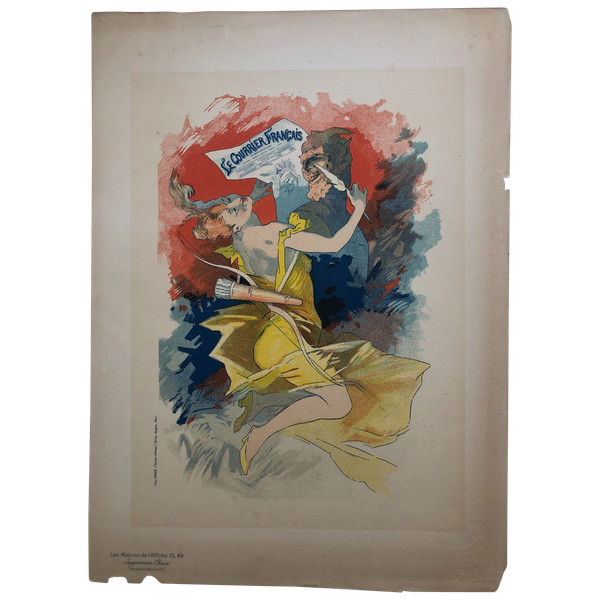 Maitre de l'affiche planche 49 - Le Courrier Français Par Jules Chéret, 1897