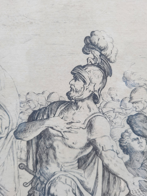 Aeneid After Mitelli And Carracci, Framed Engravings, 18th Century