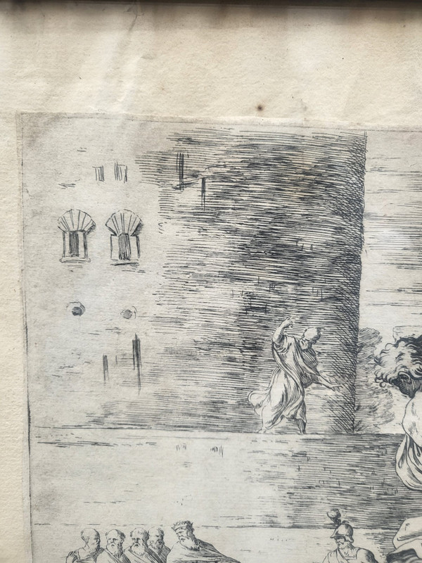 Aeneid After Mitelli And Carracci, Framed Engravings, 18th Century