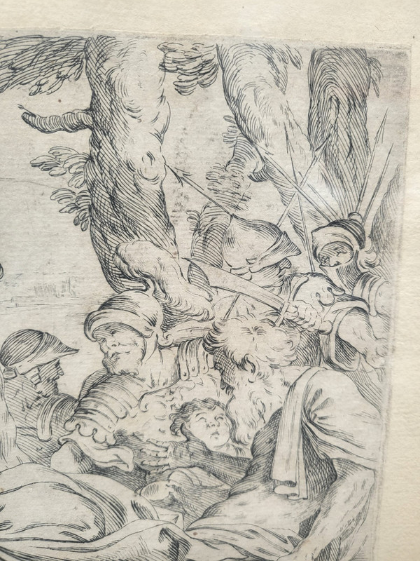 Aeneid After Mitelli And Carracci, Framed Engravings, 18th Century