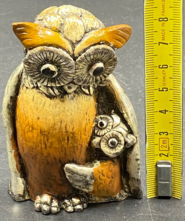 GUFO IN LATTA SMALTATA 